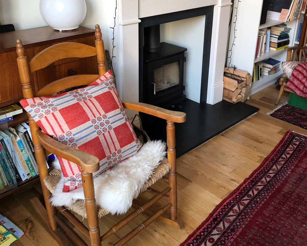 Handwoven cushion cover